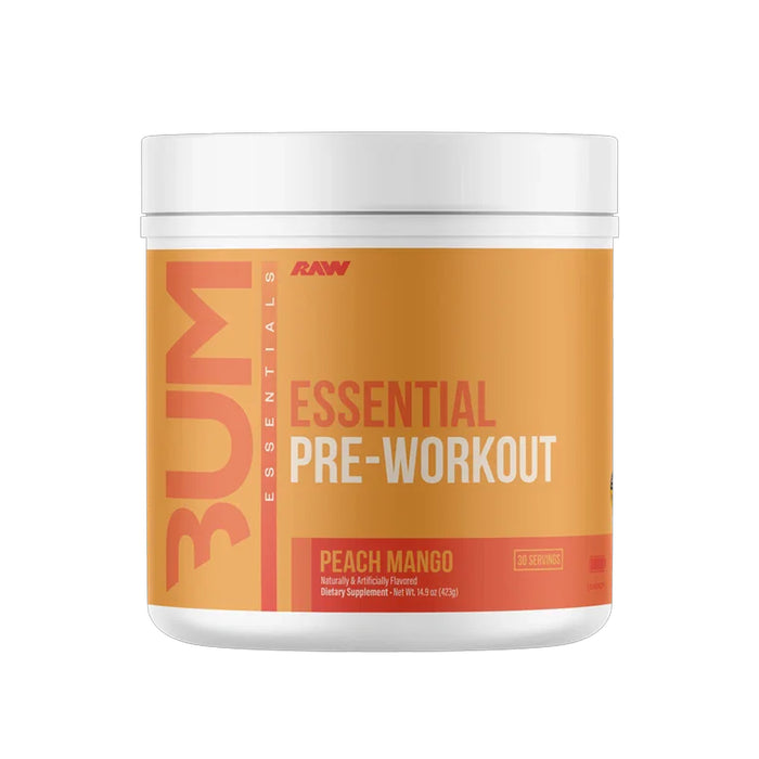 Core Nutritional CBUM  Essential Pre-Workout Peach Mango 30 Serves Wicked NRG