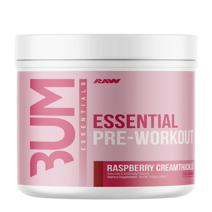 Core Nutritional CBUM  Essential Pre-Workout Raspberry Creamthickle 30 Serves Wicked NRG