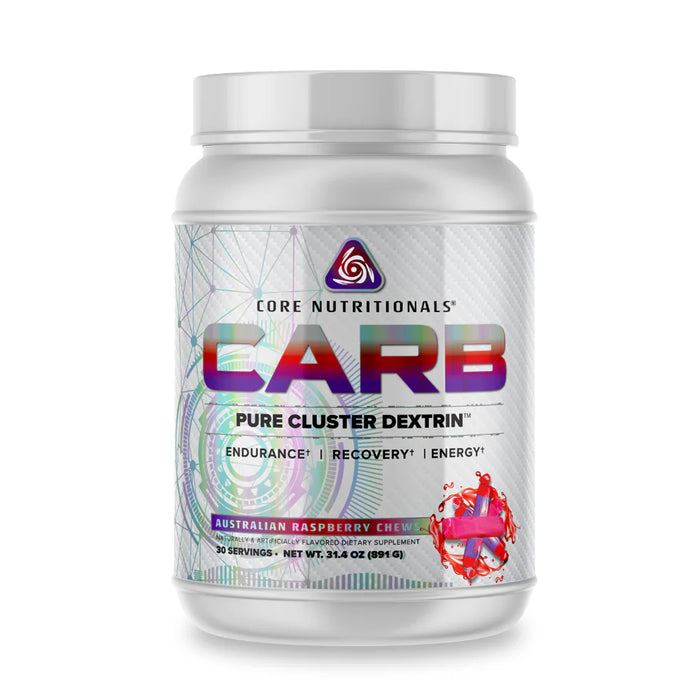 Core Nutritional Carb Australian Raspberry Chews 30 Serves Wicked NRG