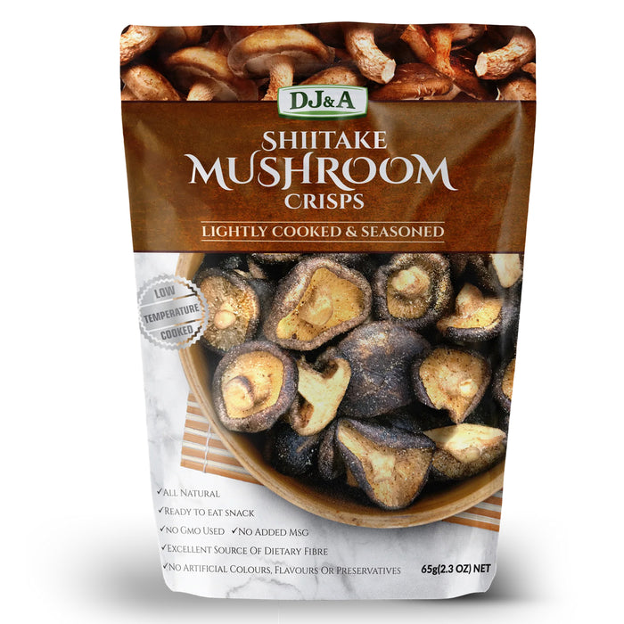 DJ&A Shiitake Mushroom Crisps 65g Wicked NRG