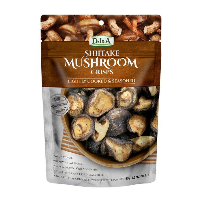 DJ&A Shiitake Mushroom Crisps 65g Wicked NRG