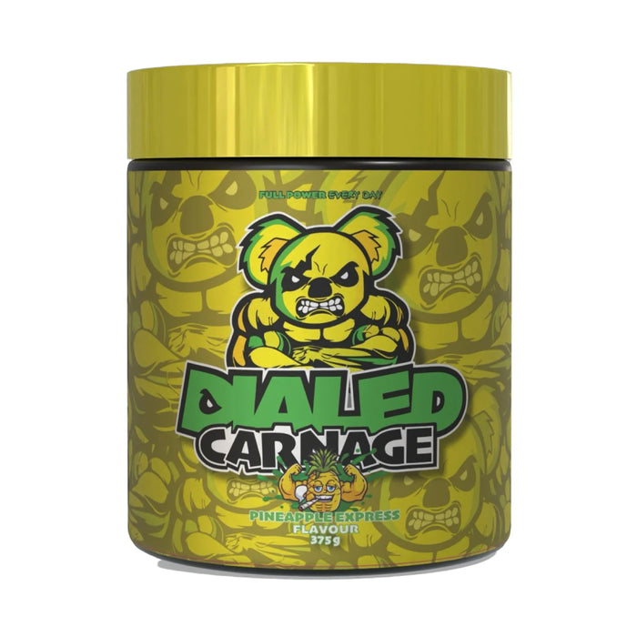 Dialed Carnage Pineapple Express 25 Serves 375 Grams Wicked NRG