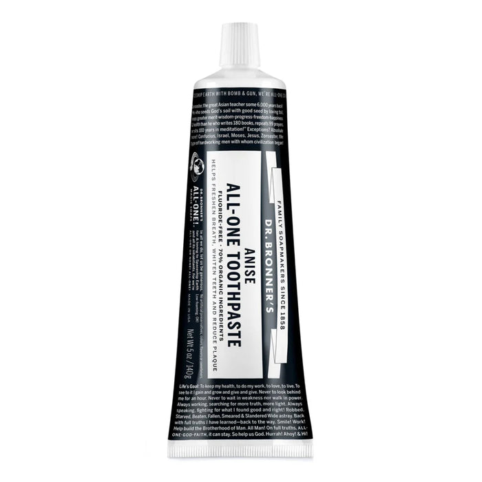Dr. Bronner's All-One Toothpaste Anise 140g Wicked NRG