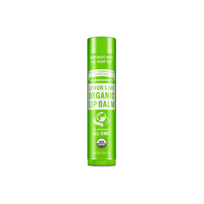 Dr. Bronner's Organic Lip Balm Lemon Lime 4g Wicked NRG