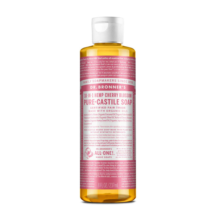 Dr. Bronner's Pure-Castile Magic Soap Liquid Cherry Blossom 237ml Wicked NRG
