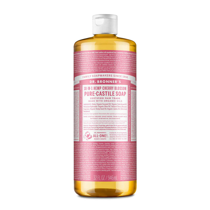 Dr. Bronner's Pure-Castile Magic Soap Liquid Cherry Blossom 946ml Wicked NRG