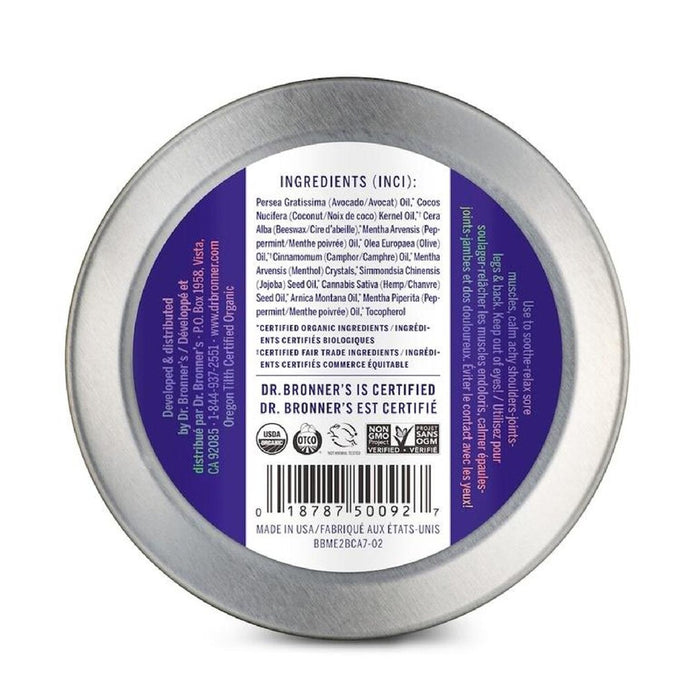 Dr Bronner's Organic Magic Balm Arnica Menthol Ingredients, Wicked NRG