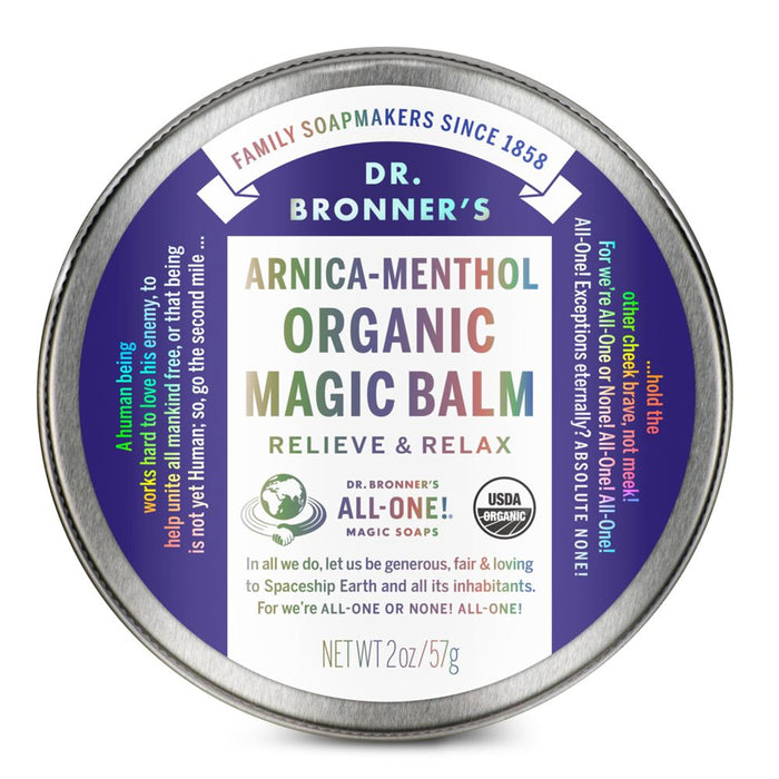 Dr Bronner's Organic Magic Balm Arnica Menthol, Wicked NRG