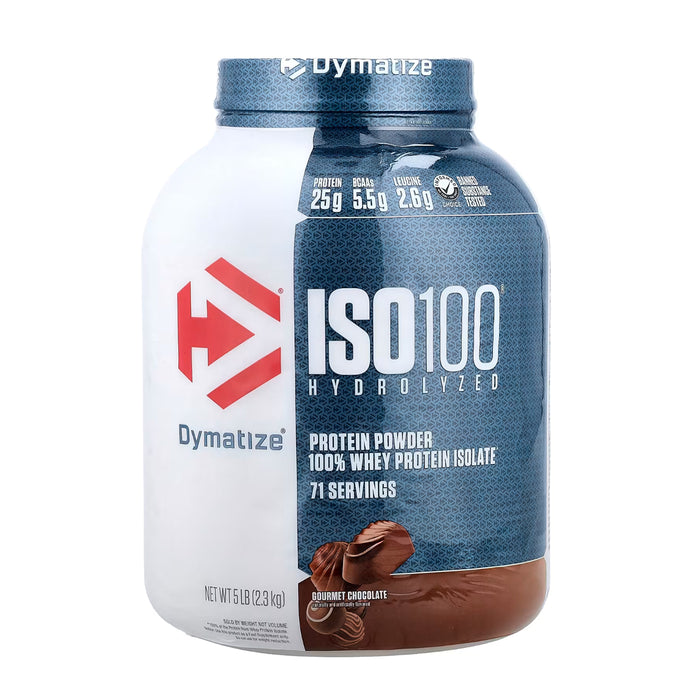 Dymatize ISO 100 Goumet Chocolate 5lb 2.3kg 71 Serves Wicked NRG