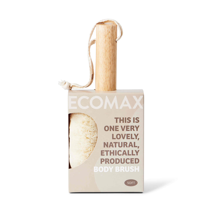 ECOMAX Spa Soft Jute Body Brush - White c Wicked NRG