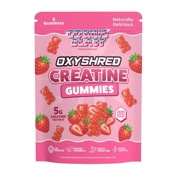 EHP Labs OxyShred Creatine Gummies Cosmic Blast 5 Gummies Wicked NRG