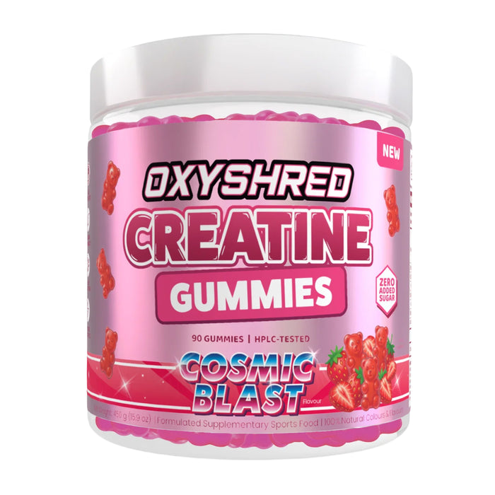 EHP Labs OxyShred Creatine Gummies Cosmic Blast 90 Gummies Wicked NRG