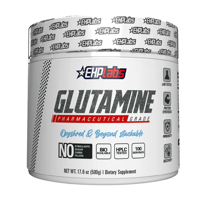 EHP Labs Glutamine Wellness Amino Acid 500g Wicked NRG