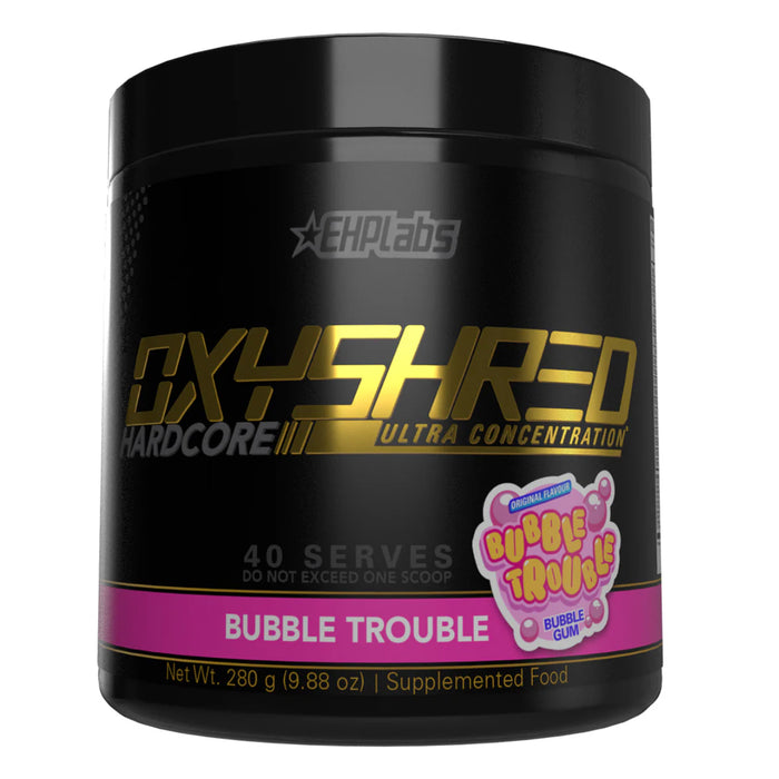 EHP Labs OxyShred Hardcore Bubble Trouble 280g Wicked NRG