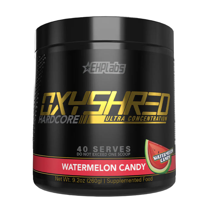 EHP Labs OxyShred Hardcore Watermelon Candy 260g Wicked NRG