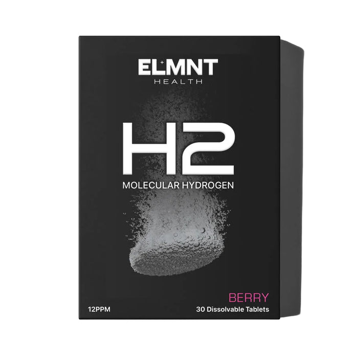 ELMNT Health H2 Molecular Hydrogen Water Tablets Berry 30pk a Wicked NRG