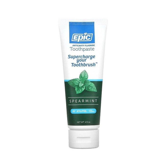 EPIC Epic Xylitol Toothpaste Spearmint with Fluoride 4.9oz b Wicked NRG