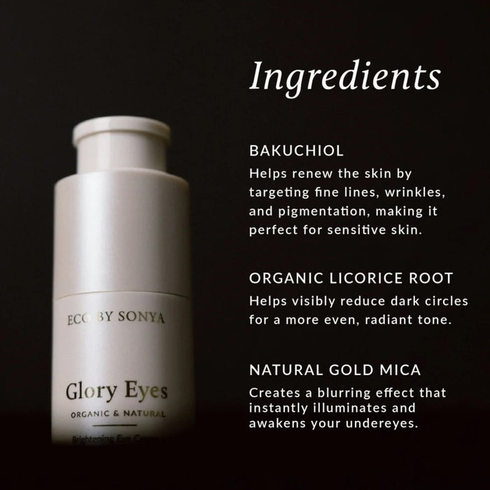 Eco by Sonya Glory Eyes Ingredients Wicked NRG