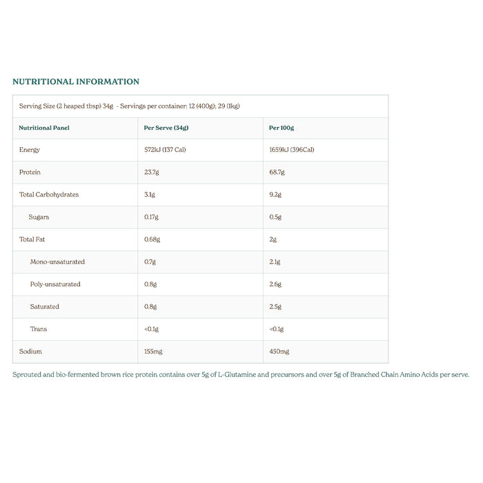 Eden Health Foods Super Lean Protein Nutritional Panel Wicked NRG
