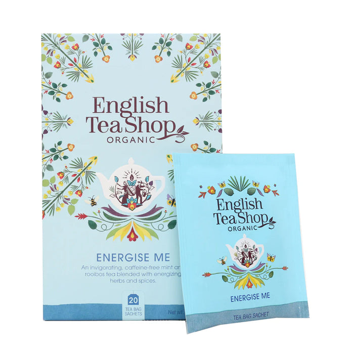 English Tea Shop Energise Me Organic Tea 20 Tea Bags Wicked NRG