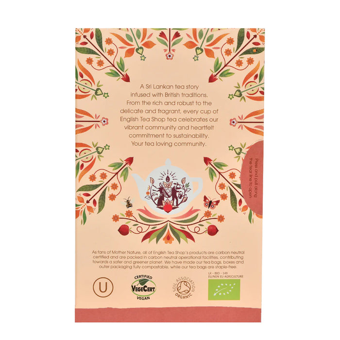 English Tea Shop Happy Me Organic Tea 20 Tea Bags ingredients Wicked NRG