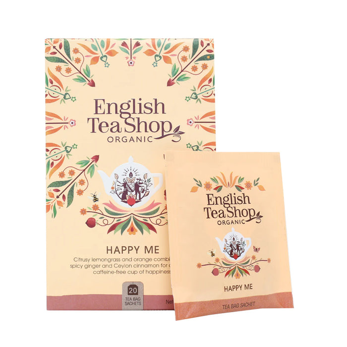 English Tea Shop Happy Me Organic Tea 20 Tea Bags a Wicked NRG
