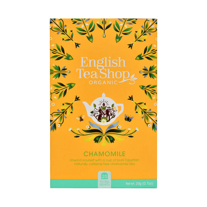 English Tea Shop Organic Chamomile - 20 Tea Bags Wicked NRG
