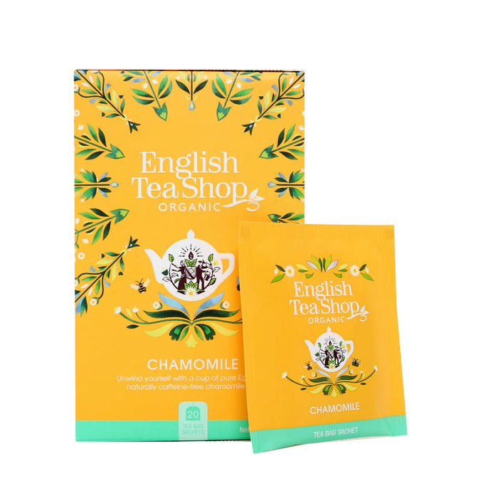 English Tea Shop Organic Chamomile - 20 Tea Bags a Wicked NRG