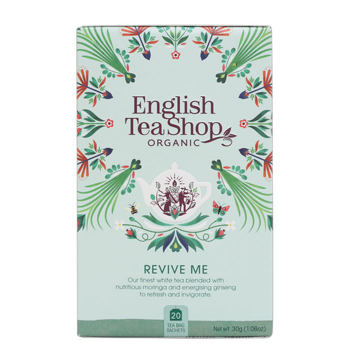 English Tea Shop Organic Wellness Tea Revive Me 20 Bags Wicked NRG