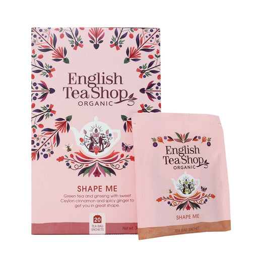English Tea Shop Shape Me Organic Tea 20 Teabags Wicked NRG