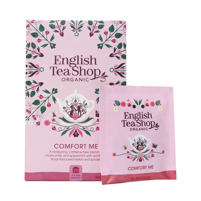 English Tea Shop Comfort Me Organic Tea 20 Teabags a Wicked NRG