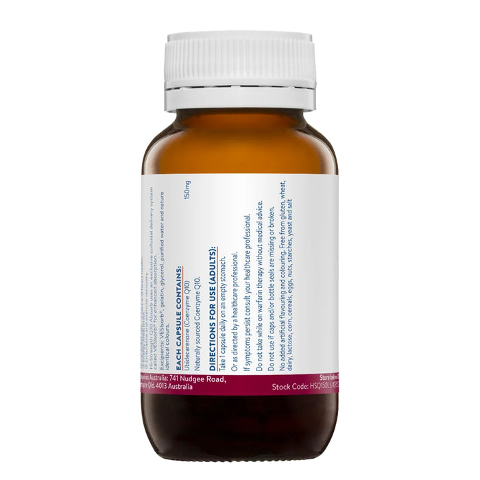 Ethical Nutrients Hi-Strength CoQ10 Absorb 150mg 60 Caps Directions, Wicked NRG