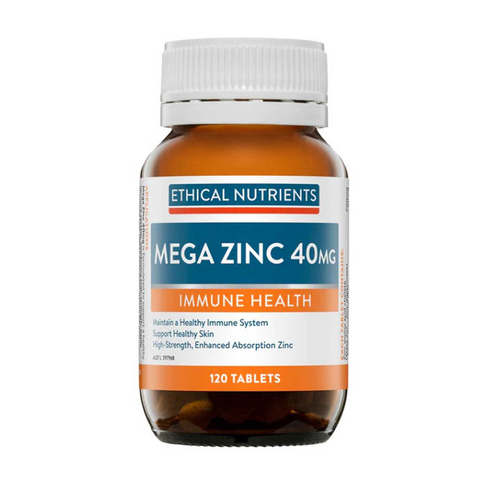 Ethical Nutrients Mega Zinc 40mg