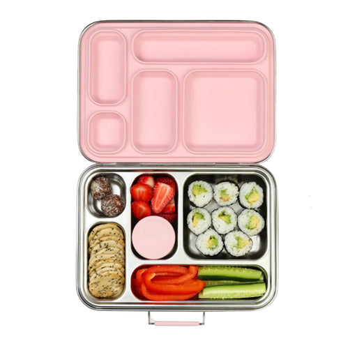 Ever Eco 5 Compartment Stainless Steel Bento Box - Sorbet a Wicked NRG