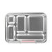 Ever Eco 5 Compartment Stainless Steel Bento Box - Sorbet b Wicked NRG