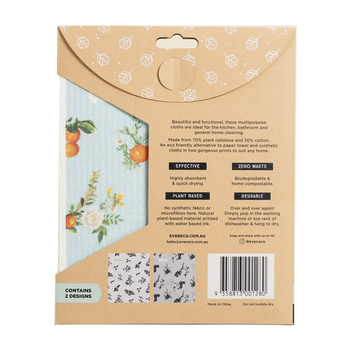 Ever Eco Eco Sponge Cloths Vintage Citrus Collection 2pk a Wicked Energy.jpg