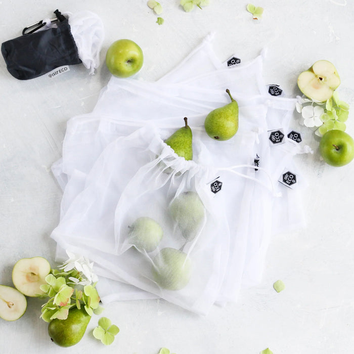 Ever Eco Reusable Produce Bags RPET Mesh - 8 Pack Wicked NRG 