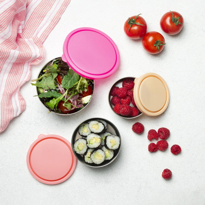 Ever Eco Round Nesting Containers Rise Collection - 3 Piece Set a Wicked NRG