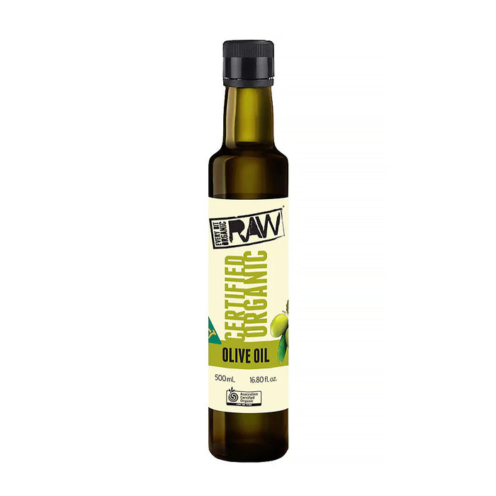 Every Bit Organic RAW Olive Oil Extra Virgin Cold Pressed Unrefined 500ml Wicked NRG