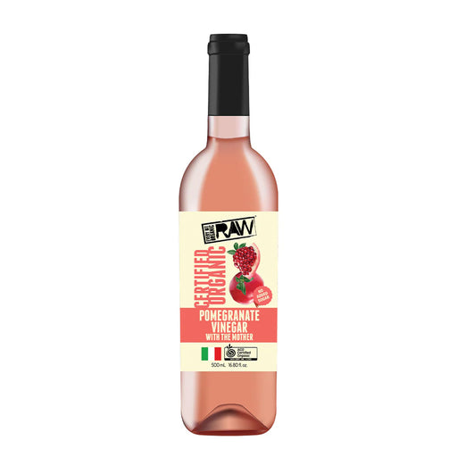 Every Bit Organic RAW Pomegranate Vinegar with The Mother 500ml Wicked NRG