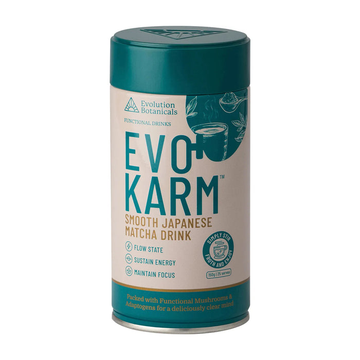 Evolution Botanicals EVO+ Karm Japanese Matcha Drink 150g Wicked NRG