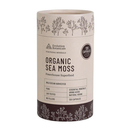 Evoluton Botanicals Organic Sea Moss 120 Caps Wicked NRG
