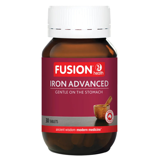 FUSION HEALTH Iron Advanced 30 Tablets Wicked NRG