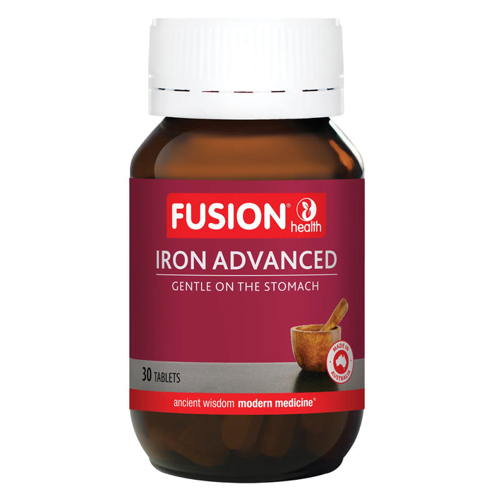 FUSION HEALTH Iron Advanced 30 Tablets Wicked NRG