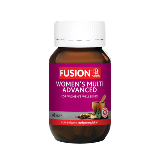 FUSION HEALTH WOMENS MULTI ADVANCED 60 Tablets Wicked NRG