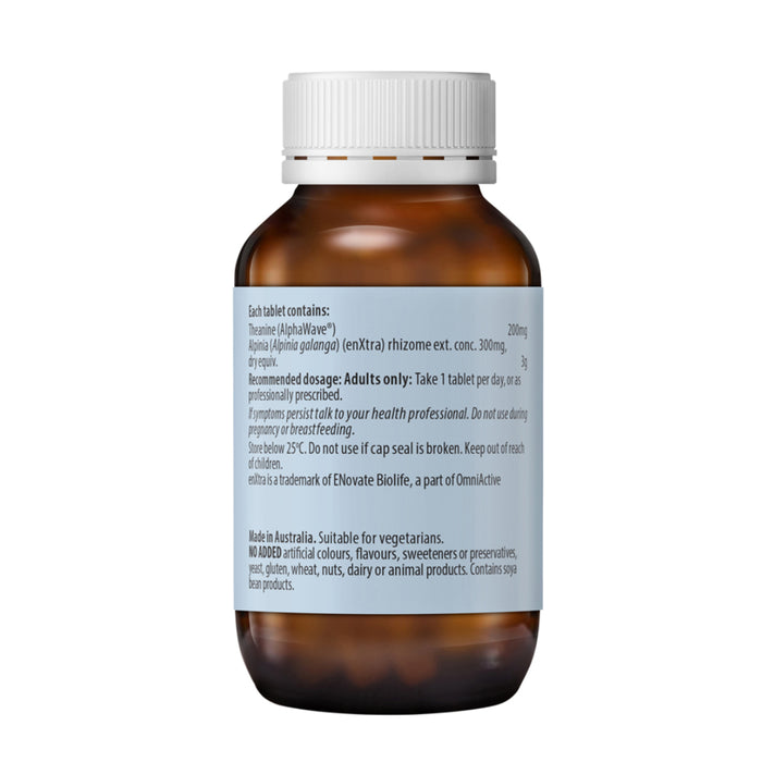 FUSION HEALTH, CALM CLEAR FOCUS L-THEANINE 200+, 30Tablets, Directions, Wicked NRG