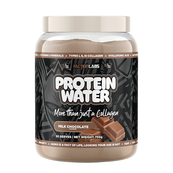 Faction Labs Protein Water Milk Chocolate 30 Serves 750g Wicked NRG