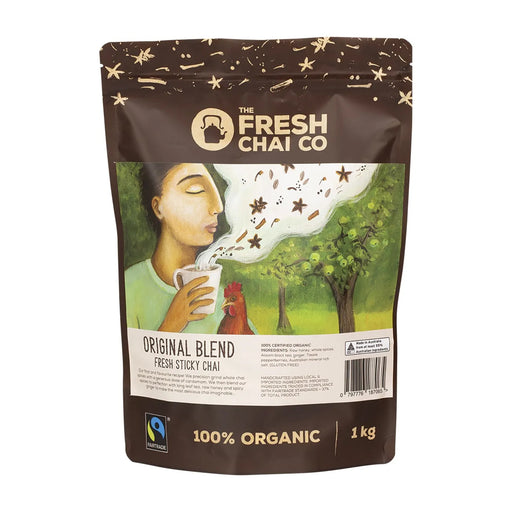 Fresh Chai Co, Original Blend Fresh Sticky Chai 1kg Wicked NRG