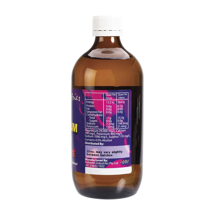 Fulhealth Magnesium Colloid Concentrate 500mL Ingredients Wicked NRG