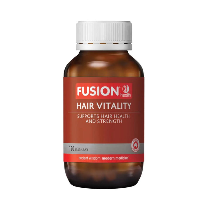 Fusion Health HAIR VITALITY 120 Vege Capsules Wicked NRG
